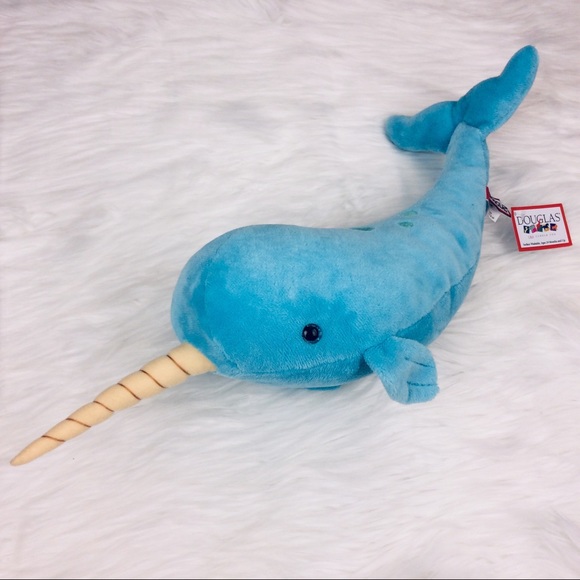 Douglas Toys Spike Blue Narwhal Sea 
